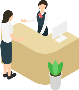 選択した日時にて店舗で商品を受取