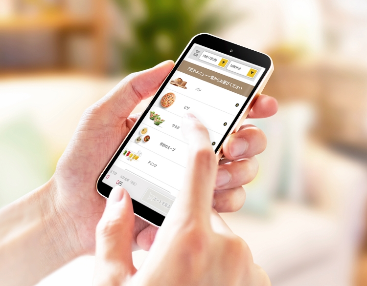 モバイルオーダー画面イメージ