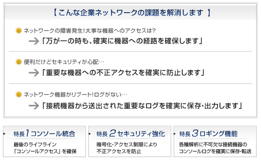 企業ネットワークの問題を解決します