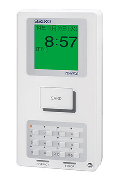 システムタイムレコーダー ICカード対応：TE-N700 | セイコー 