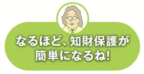 知財保護が簡単になる