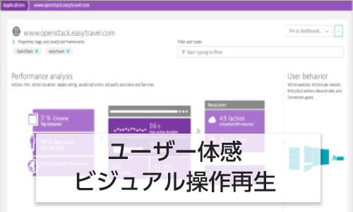 ユーザー体感 ビジュアル操作再生