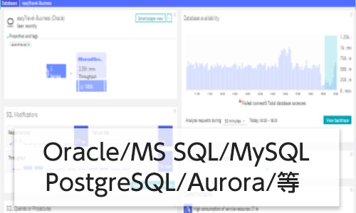 Oracle MS SQL MySQL PostgreSQL Aurora等