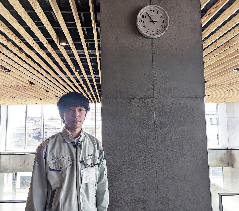 島田市役所　庁舎建設課　庁舎建設担当　福井惇也氏